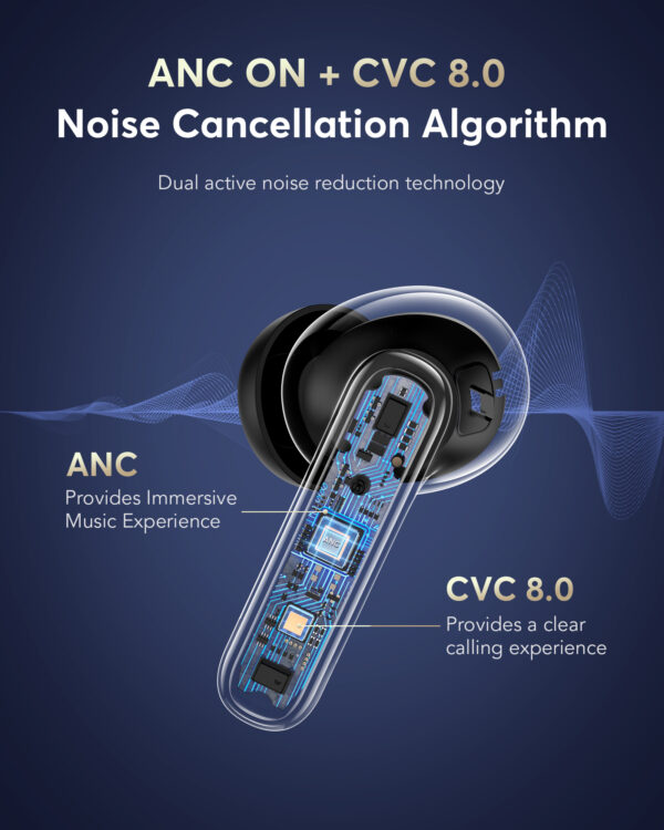 Écouteurs de Traduction Linguistique AI, Prenant en Charge 144 Langues et Accents, Écouteurs de Traduction sans Fil avec 4 Microphones ENC, Casque Bluetooth 36 Heures, Ecouteur étanches IP7 Noir - Image 7