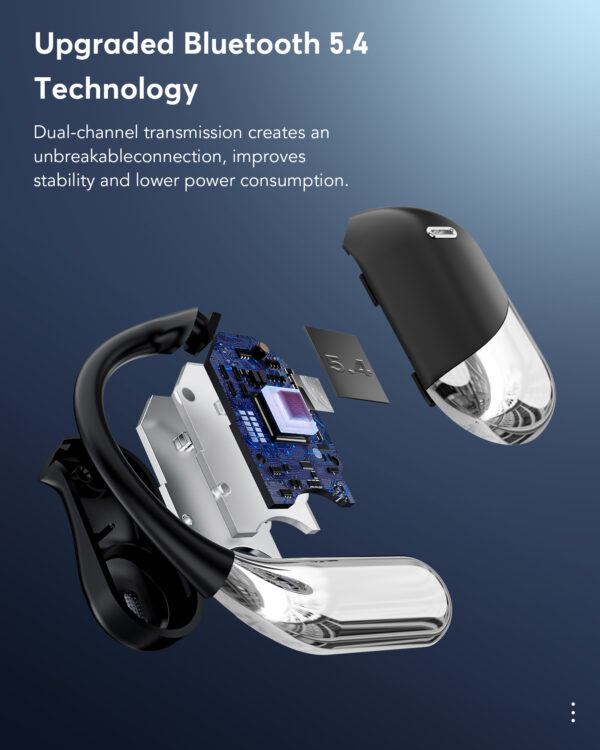 EUQQ AI Translation Earbuds,144-Language Real-Time Translator Earphones: Bluetooth 5.4, OWS Open Ear & LCD Touch. Perfect for Travelers, Business & Language Learners - Image 8