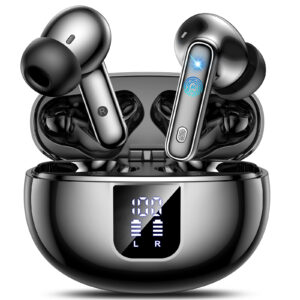 AI Translation Earbuds Real Time,144 Languages Accents Translator 36H Playtime 3-in-1 translation earphones 4 ANC Mic for Audifonos Traductores Inglés Español, Bluetooth 5.4 Earphones iOS & Android