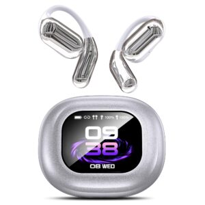 EUQQ AI Language Translation Earbuds Bluetooth 5.4 Headphones Translator Wireless Over Ear Buds